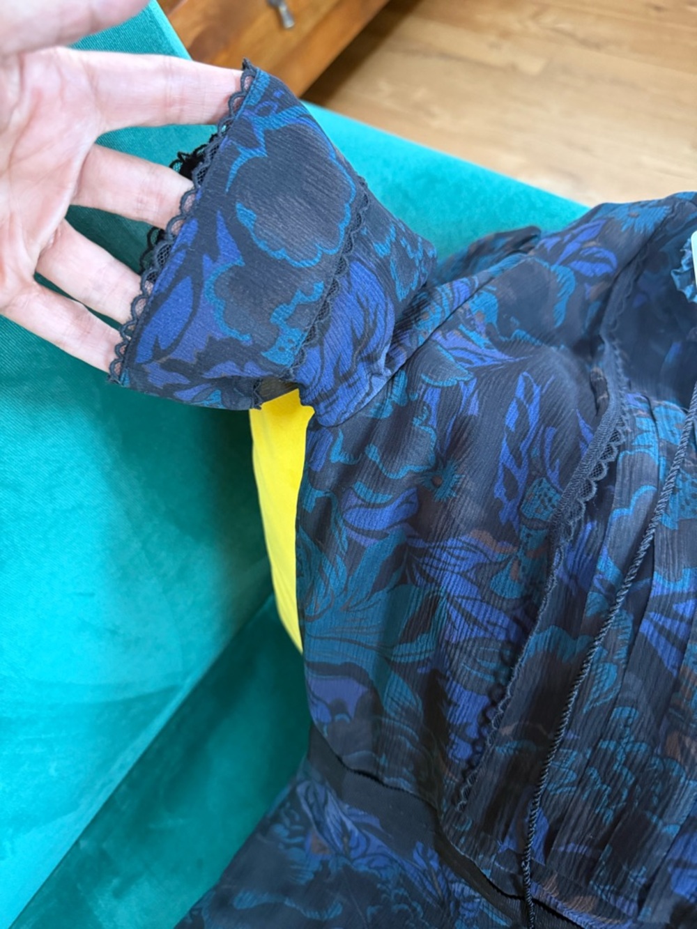 Coach x Kaffe Silk maxi dress - Picture 5 of 16